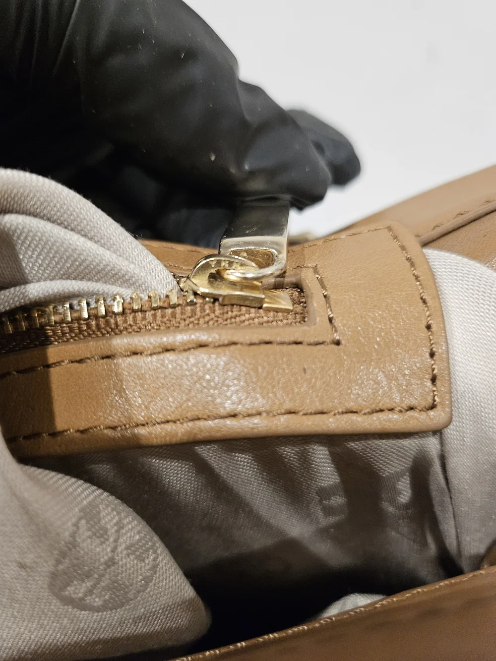 Tory Burch Tan Leather Tote Bag